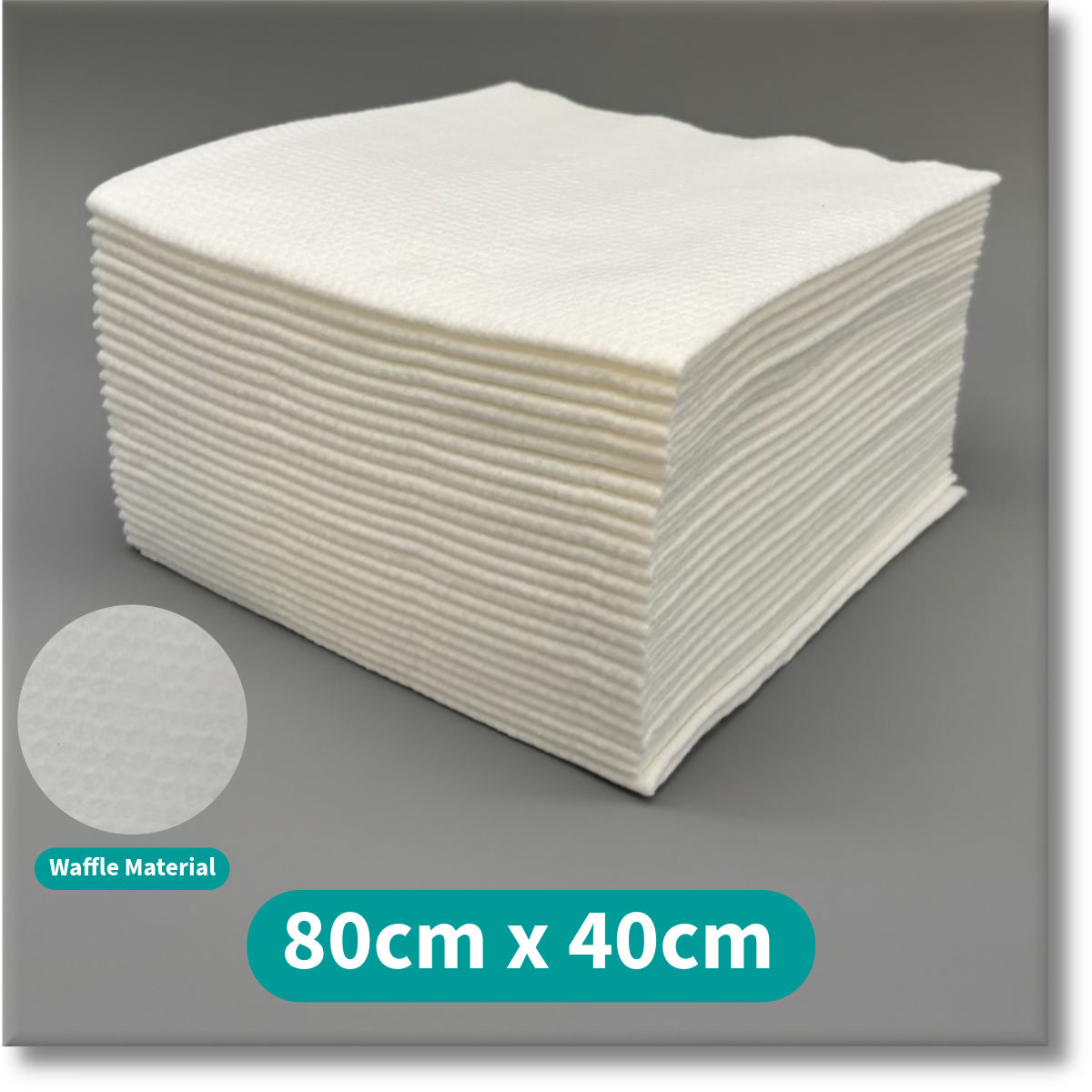 Tunika Disposable Salon Waffle Towels 80cm x 40cm White - 600/Case £87.00 +VAT (Copy)